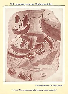 Comically: WW2 Christmas Card, 911 Squadron