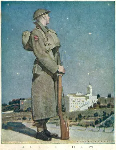 Dignified: WW2 Christmas Card, Bethlehem