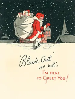 World War Two: WW2 Christmas card, Blackout