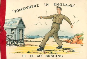 Bracing: WW2 Christmas Card, Somewhere In England