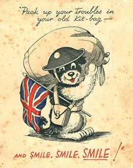 Giftware: WW2 Christmas Card, Pack Up Your Troubles