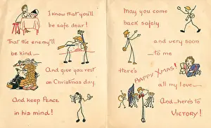 Minimalistic: WW2 Christmas Greetings Card