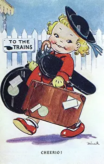 Cheerio: WW2 - Comic Postcard - Cheerio!