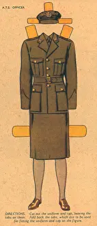 A.t.s: WW2, Cut-Out A.T.S. Officer Uniform