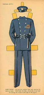 N.f.s: WW2, Cut-Out N.F.S. Fireman Uniform