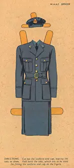 W.a.a.f: WW2, Cut-Out W.A.A.F. Officer Uniform