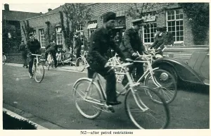 Ranke: WW2 - Cyclists After Petrol Restrictions