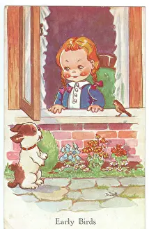 Vigilant: WW2 era - Comic Postcard - Early Birds