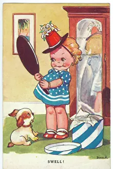 Rationed: WW2 era - Comic Postcard - Swell