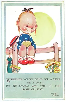 Mabel: WW2 era - Comic Postcard - Whether you've gone
