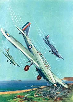 Swooping: WW2 - Fairey Battles Swooping Down