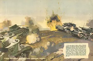 Panzerkampfwagen: WW2 Fight Between Allied And German Tanks