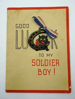 Giftware: WW2 Good Luck Greetings Card