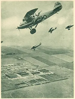 Harts: WW2 - Hawker Harts In Formation