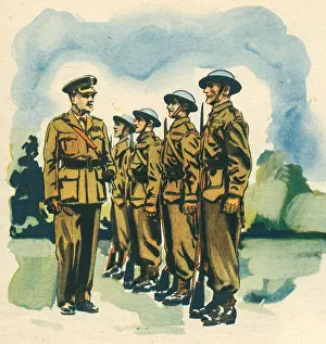 Nicolson: WW2 Home Guard At Attention