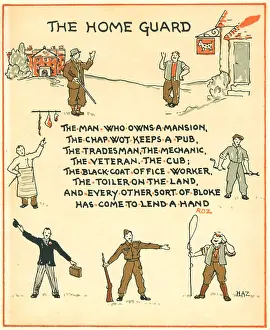 Giftware: WW2 Home Guard Greetings Card