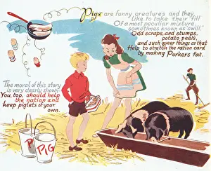 Peels: WW2, Keeping Pigs To Do Our Bit