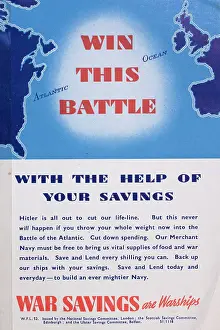 Save: WW2 leaflet, Warship Week, Win this Battle