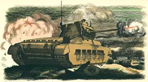 Battering: WW2 Matilda Tank