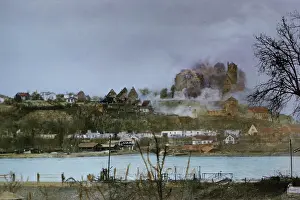 Breisach: WW2 - military - artillery - American