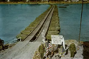 Remagen: WW2 - military - bridge - Rhine