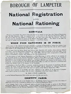 The Maurice Collins Images Collection: WW2 - National Rationing