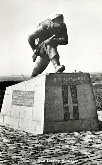 Walcheren: WW2 - No. 4 Commando memorial at Uncle Beach, Flushing