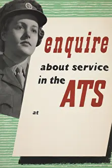Hmso: WW2 Poster -- ATS recruitment