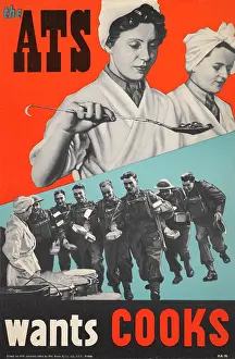 Hmso: WW2 Poster -- the ATS wants Cooks
