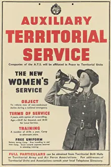 Bugle: WW2 Poster -- Auxiliary Territorial Service