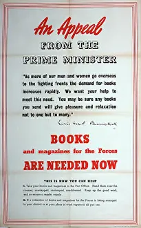 Needed: WW2 poster, Books are needed now