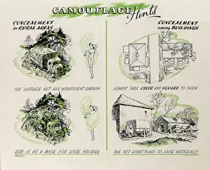 Visibility: WW2 Poster -- Camouflage Hints