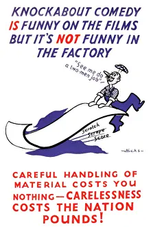 Expense: WW2 poster, careful handling of material