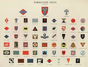 Divisions: WW2 Poster -- Formation Signs