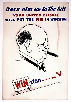 Efforts: WW2 poster, Back him up to the hilt