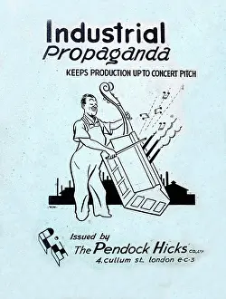 Hicks: WW2 poster, Industrial Propaganda