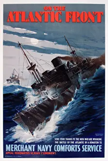 Comforts: WW2 poster, Merchant Navy Comforts Service