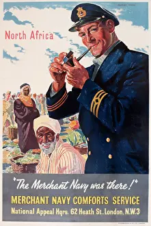 Comforts: WW2 poster, The Merchant Navy was there!
