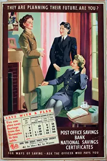 Invest: WW2 poster, They are planning their future. Are you?