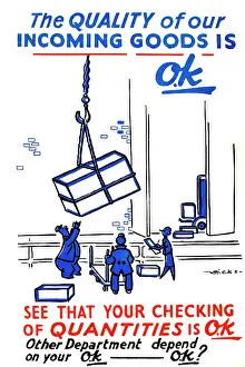 Sensible: WW2 poster, quality and quantity of goods