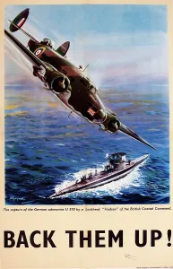 Capturing: WW2 poster, Back Them Up!