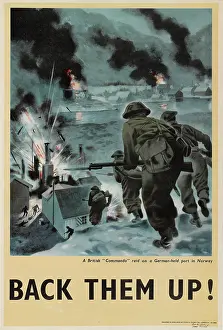 Hmso: WW2 Poster -- Back Them Up!
