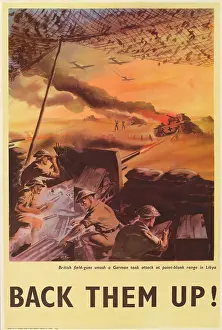 Hmso: WW2 Poster -- Back Them Up!