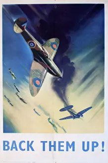 Wootton: WW2 poster, Back Them Up!