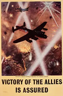 Searchlight: WW2 poster, Victory of the Allies is Assured