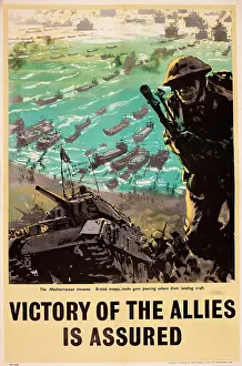 Assured: WW2 poster, Victory of the Allies is Assured