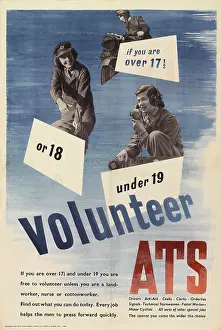 Hmso: WW2 Poster -- Volunteer ATS