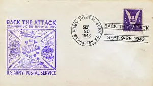 Sep17: WW2 - Propaganda first day cover - Back the Attack