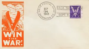 WW2 - Propaganda first day cover - Win the War!