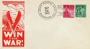 WW2 - Propaganda first day cover - Win the War!